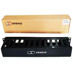 INFINITE - Organizador de Cables Horizontal Para Rack 2U