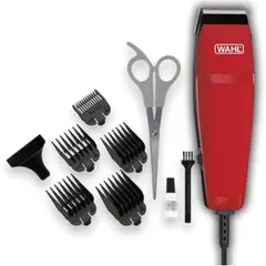 WAHL - Máquina Cortapelo Eay Cut con Cable 10 Piezas Rojo