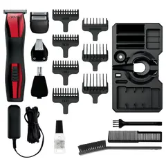 WAHL - Máquina Cortapelo Recargable Groomsman Tpro 17 Piezas Negro