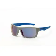 KIM - Gafas de seguridad HERMES Lente Revo Azul Oscuro Espejo