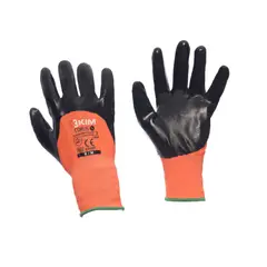 KIM - Guantes de seguridad CORUS 3/4 Material Nitrilo Talla 9/L