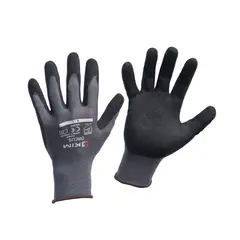 KIM - Guantes de seguridad ORCUS Material Nitrilo Arenado Talla 9/L