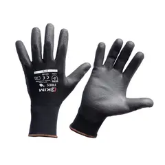 KIM - Guantes de seguridad FIDES PU Táctil Talla 8/M