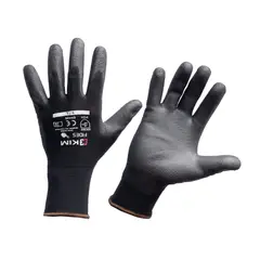KIM - Guantes de seguridad FIDES PU Táctil Talla 9/L