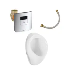 CORONA - Kit orinal Gotta entrada posterior con fluxómetro Tru Flush de sensor