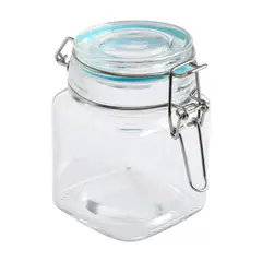 JUST HOME COLLECTION - Recipiente 200ml Vidrio Tapa Clip Diplay