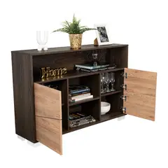 RTA DESIGN - Arrimo Fraktal 82X120.3X32.6Cm Nogal/Miel