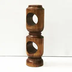 JUST HOME COLLECTION - Soporte Doble Cerrado Ankara Caoba 35mm