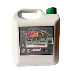 DJG - Alcohol Industrial Galón - Galón PVC 3.750 cc - Para Uso Combustible o Solvente