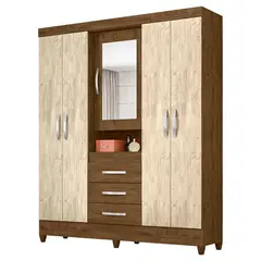 MOVAL - Armario Peru Avellana 204X165X47Cm
