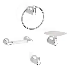 CORONA - Kit Accesorios Nogal x 4