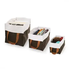 REEMADE - Set de Cajas Textiles por 3 Unidades