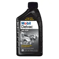 MOBIL - Aceite 15W-40 Delvac -Diésel 1/4Gl
