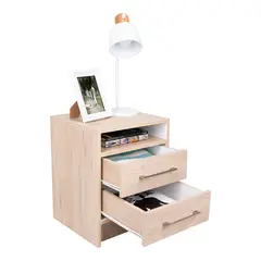 RTA DESIGN - Mesa de Noche Eter 50.7x40x37.3cm Rovere
