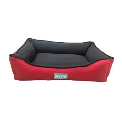 SOFISTIPETS - Cama Para Mascotas Mediana 72x55cm Doble Faz Rojo