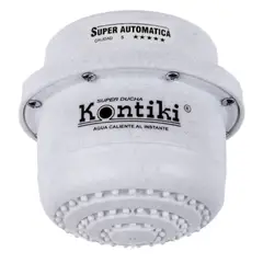 KONTIKI - Ducha Eléctrica 3 Temperaturas con MiniDucha 120Voltios Beige