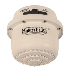 KONTIKI - Ducha Eléctrica Automática 3 Temperaturas 120Voltios Beige
