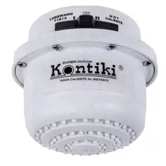 KONTIKI - Ducha Eléctrica 3 Temperaturas con MiniDucha 120Voltios Beige
