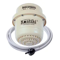 KONTIKI - Ducha Eléctrica Automática con MiniDucha 220Voltios Beige