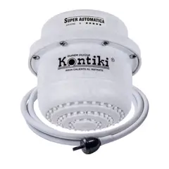 KONTIKI - Ducha Eléctrica Automática con MiniDucha 220Voltios Mármol