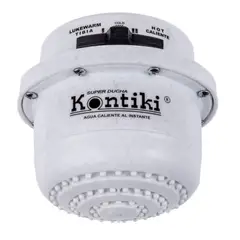 KONTIKI - Ducha Eléctrica 3 Temperaturas con MiniDucha 120Voltios Beige