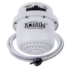 KONTIKI - Ducha Eléctrica 3 Temperaturas con MiniDucha 220Voltios Mármol
