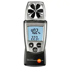 TESTO - Anemómetro con Medición de Temperatura y Humedad Integrada