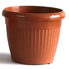 RIPCOL - Matera Plástica Cónica 17x21cm Terracota