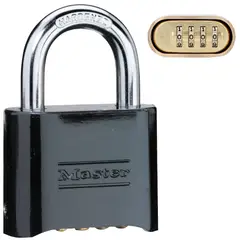 MASTERLOCK - Candado Alta Seguridad Clave 4 Diales 51Mm