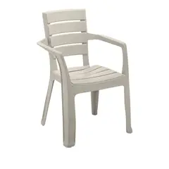 RIMAX - Silla Plástica Con Brazos Baru Mocca