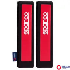 SPARCO - Cubre Cinturón Rojo Arco