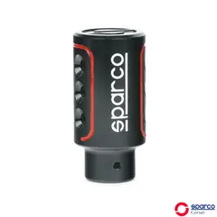 SPARCO - Pomo Racing Negro-Rojo Arco