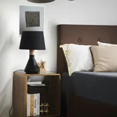 undefined - Lampara Mesa Harlow 1 Luz E14 Blanco