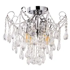 undefined - Lámpara Colgante Alaran 4 Luces E14 Cromo