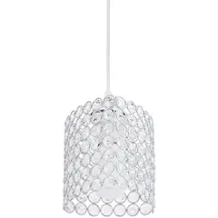 undefined - Lámpara Colgante Tubo Ovar 1 Luz E27 Tipo Cristal