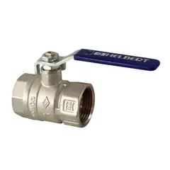 HELBERT - Válvula Bola Bronce Cromado Rosca Npt 300 Psi 1/2