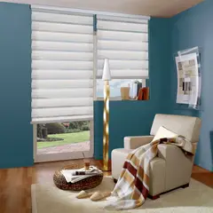 FLEXALUM - Sheer Elegance Prado Blanco A La Medida Ancho Entre 130.5-150 Cm Alto Entre 150.5-165 Cm
