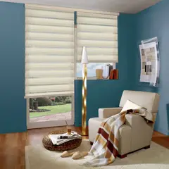 FLEXALUM - Sheer Elegance Prado Beige A La Medida Ancho Entre 60-100 Cm Alto Entre 135.5-150 Cm