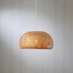 undefined - Lampara Colgante Nature 1 Luz E27 60w Bamboo