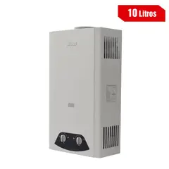 SUECO - Calentador De 10 Litros Tiro Natural A Gas Natural 8.8 Kw