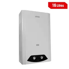 SUECO - Calentador Gas Natural Tiro Natural 16 Litros