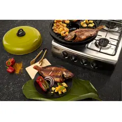 SUECO - Asador Asatodo para Estufa a Gas Verde