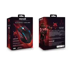MAXELL - Mouse Gaming Iluminado Negro