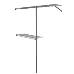 REJIPLAS - Eco Closet Rejilla Ancho Hasta 1.6x2x0.3 Metros Gris