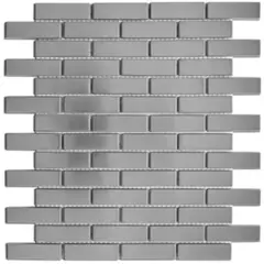 GENERICO - Mosaico Acero Inoxidable 24.4X31Cm