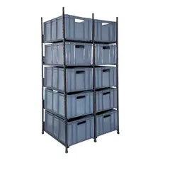 PRODALCA - Estantería 10 Canastillas Cerradas 86x61x146cm