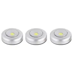 DAIRU - Linterna Led Botón Toque 3 Unidades 50 Lumens