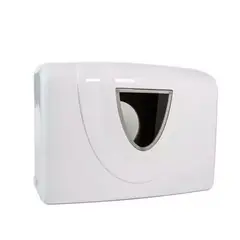 GENERICO - Dispensador De Toallas De Papel En Z Plástico Blanco De 20x28x9 Cm