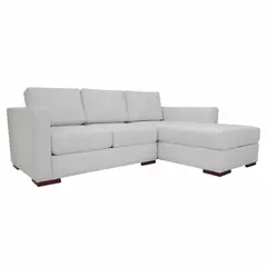 SOFA MARKET - Sofá Esquinero Montino Derecho Tela Crudo