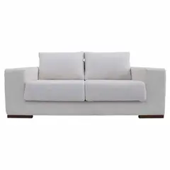 SOFA MARKET - Sofá Terrano 3 Puestos Tela Crudo